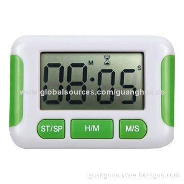 Timers with 59 Seconds and 99 Minutes Maximum, Operated by Batteries